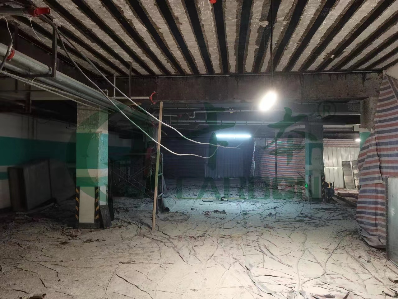 加固效果展示：駐馬店碧桂園清月灣地庫(kù)加固